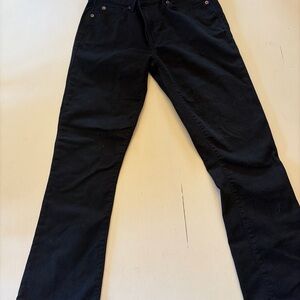 Gap 1969 Crop Kick Black Denim Jeans 26R